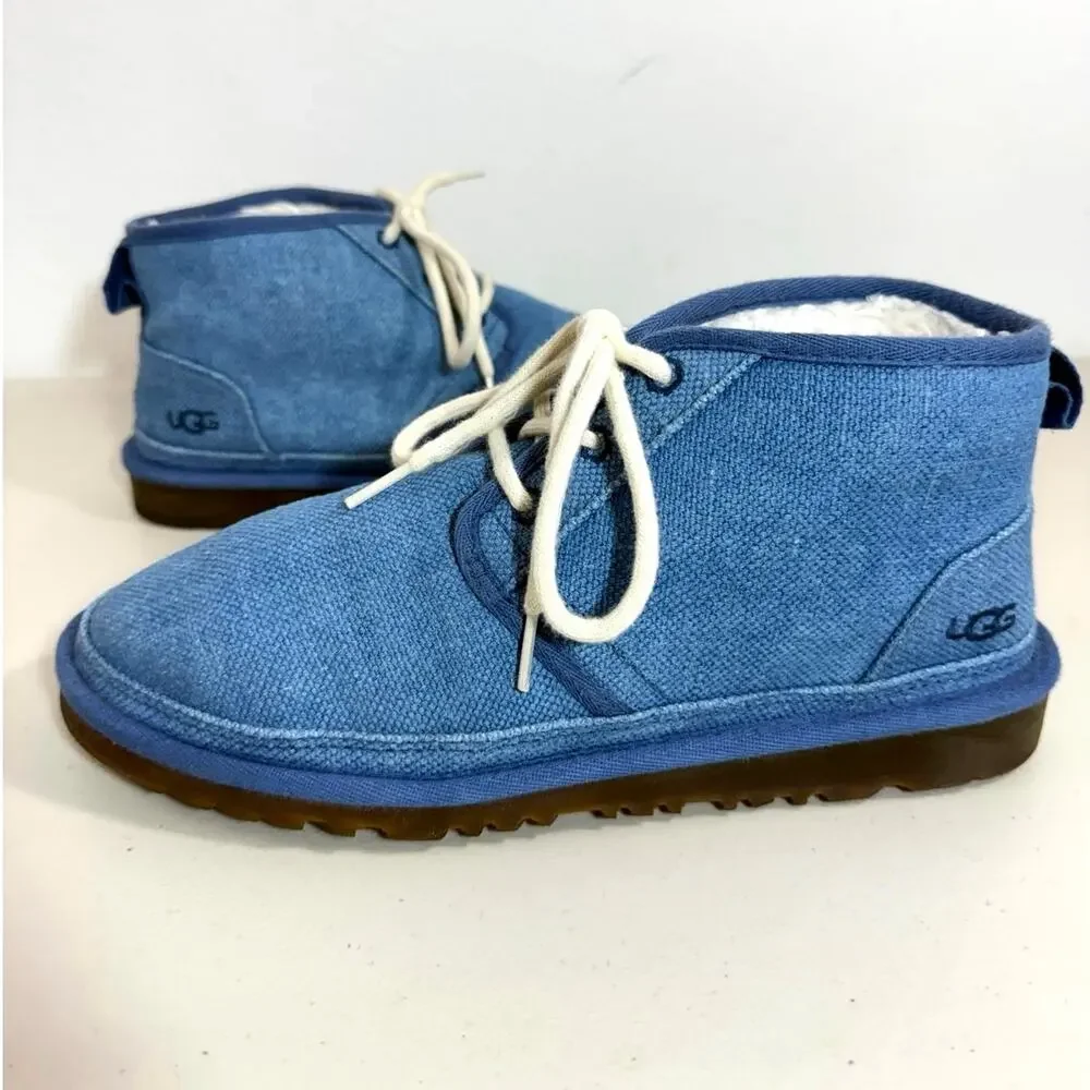 UGG Neumel Natural Indigo Chukka Boots Men’s Size 9 Lace Up